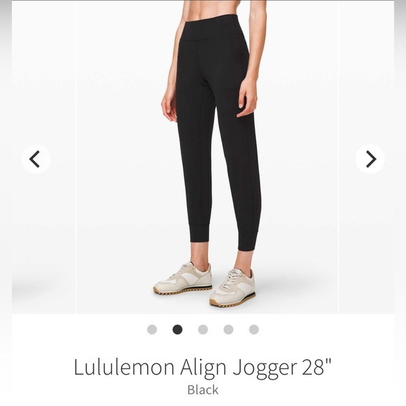 Lululemon Align Jogger 28" Black size 6 - Picture 1 of 16